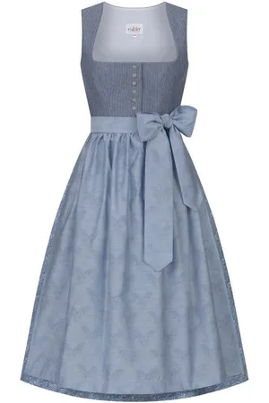 Nübler Dirndl Dirndl Romina Lang in Rauchblau von - Verkäufer: Trachtenhof
