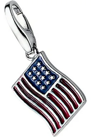 Giorgio Martello Charm-Einhänger Flagge USA, Silber 925