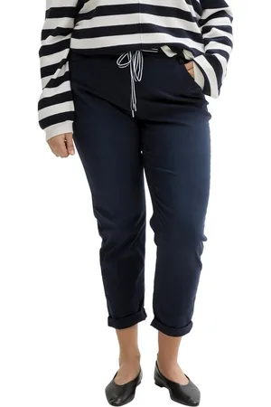 TOM TAILOR Jogger Pants im 5-Pocket-Stil mit Stretch und Bindeband