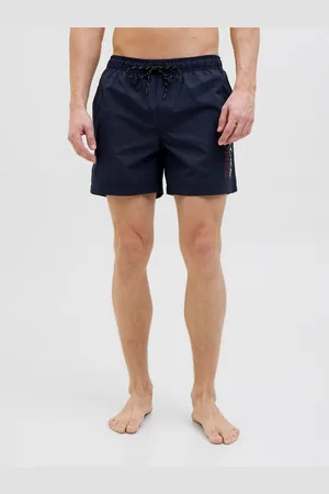 JACK & JONES Badeshorts JPSTMAUI JJSWIM DOUBLE LOGO AKM SN