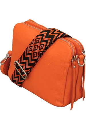 Adel Bags Schultertasche MARA Umhängetasche für Damen, Schultertasche aus Echtleder, hergestellt in Italien, mit 2 Riemen - Verkäufer: