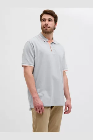 JACK & JONES Poloshirt JJEPAULOS POLO SS NOOS PLS mit Logo Stickerei