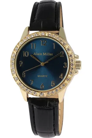Alain Miller Quarzuhr 1900311 Damenuhr mit Lederimitationsband, 22,2 cm - Verkäufer: Shaghafi GmbH