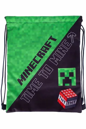 Minecraft Turnbeutel Turnbeutel – robust, sicher, ideal für Schule & Sport! - Verkäufer: festivalartikel