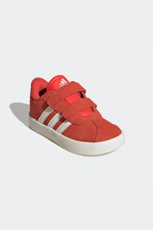 adidas VL COURT 3.0 Klettschuh für Kinder, inspiriert vom Design des adidas samba