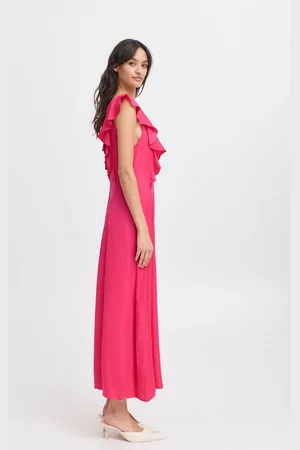 B YOUNG Midikleid BYHINALA Elegantes Kleid - Verkäufer: meinemarkenmode