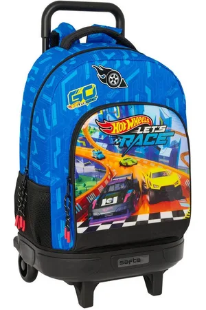 Hot Wheels Rucksack Kinder Rucksack mit Rädern Lets race Blau Schwarz 33 x 45 x - Verkäufer: woolloom
