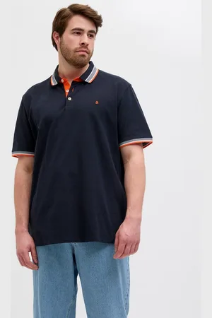 JACK & JONES Poloshirt JJEPAULOS POLO SS NOOS PLS mit Logo Stickerei