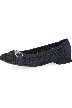 Caprice Ballerina, Blockabsatz, Bequemschuh, Businessschuh mit Schmuckelement