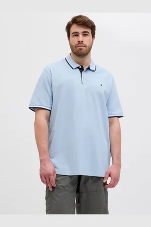 JACK & JONES Poloshirt JJEPAULOS POLO SS NOOS PLS mit Logo Stickerei