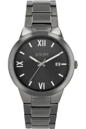 JOOP! Quarzuhr 2038621, Armbanduhr, Herrenuhr, Edelstahlarmband, Leuchtzeiger, Datum