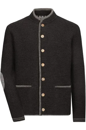 Mark Maddox Trachtenstrickjacke Herren Trachten Strickjacke 