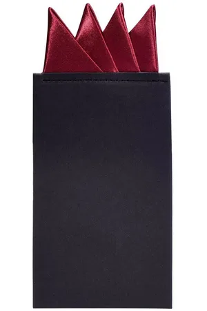 DonDon Einstecktuch Herren Einstecktuch vorgefaltet für den perfekten Sitz, (Packung, 1-St), vorgefaltet, mit Karton verstärkt, Seidenlook - Verkäufer: urban-styles