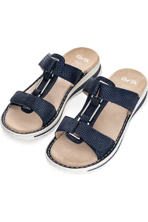 ARA TAMPA Pantolette, Keilabsatz, Sommerschuh, Schlappen mit Schmuckelement, G-Weite