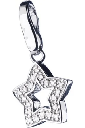 Giorgio Martello Charm Stern Stern mit Zirkonia, Silber 925