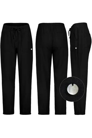 Eight2Nine Chinos Damen Leinen Hose Leinenhose Regular Freizeithose Sommer - Verkäufer: fashion-victim-style