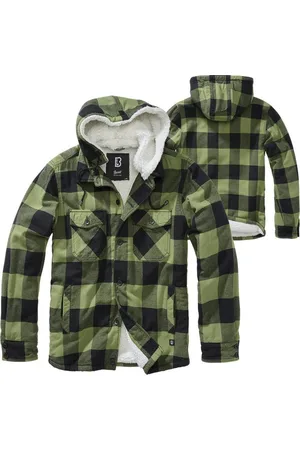 Brandit Outdoorjacke Lumber Check Shirt Hooded - Verkäufer: Bundeswehr und mehr