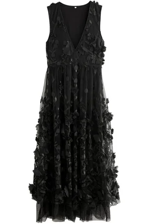 Next Maxikleid Strukturiertes Maxikleid mit 3D-Blumen-Print (1-tlg) - Verkäufer: Germany GmbH