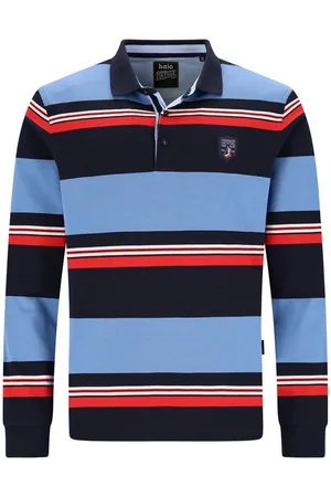 HAJO Langarm-Poloshirt Rugbyshirt in stay fresh-Qualität - Verkäufer: Mode