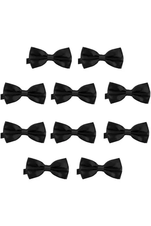 DonDon Fliege Schleifen 12 x 6 cm Junggesellenabschied (Packung, 10-St) bereits gebunden, verstellbar, Seidenlook, 10er-Set - Verkäufer: urban-styles