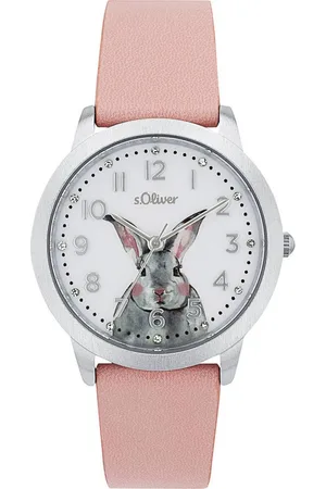 QS by s.Oliver Quarzuhr 2039520, Armbanduhr, Kinderuhr, Mädchen, Schulanfang, Geburtstag, Geschenkidee