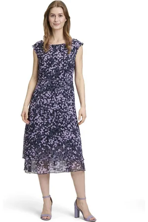 Betty & Co Midikleid Betty & Co Midikleid mit Stufen Form