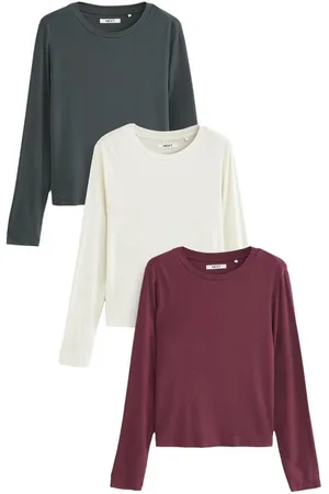 Next Langarmshirt Langärmelige Oberteile im 3er-Pack (3-tlg) - Verkäufer: Germany GmbH