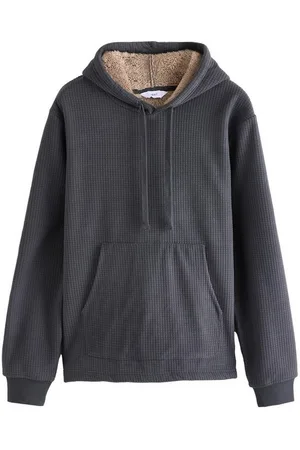 Next Kapuzenfleecejacke Strukturiertes Hoodie mit Borg-Futter (1-St) - Verkäufer: Germany GmbH