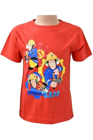Feuerwehrmann SAM T-Shirt Jungen Kurzarmshirt Größe 92-116 cm - Verkäufer: Starkids Licensed Brands and more