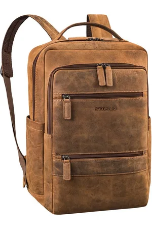 STILORD Notebook-Rucksack "Torben" 15 - 16 Zoll Laptop-Rucksack Leder Groß für Herren & Damen - Verkäufer: Leder