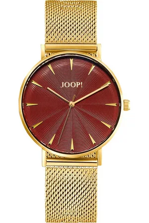 JOOP! Quarzuhr 2027243 2034893, Armbanduhr, Damenuhr, Edelstahlarmband, wasserabweisend bis 5 bar