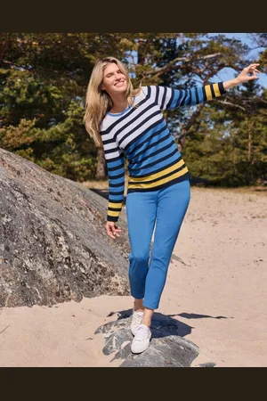 HAJO Rundhalspullover Pullover Strukturmasche - Verkäufer: Mode
