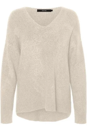 VERO MODA Sweatshirt VMCREWLEFILE LS V-NECK BLOUSE NOOS - Verkäufer: Gebr. Leffers GmbH & Co. KG