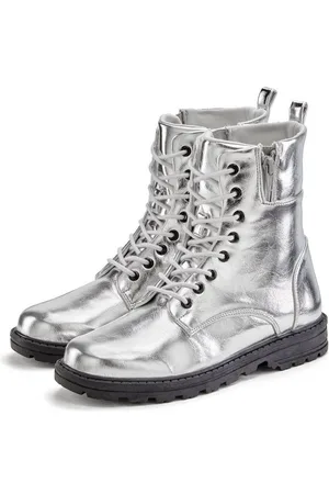 Lascana Stiefelette im angesagten Metallic-Look, Stiefel, Boots VEGAN