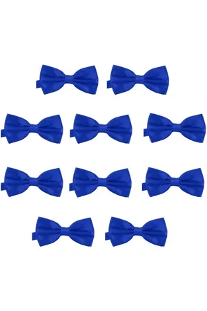 DonDon Fliege Schleifen 12 x 6 cm Junggesellenabschied (Packung, 10-St) bereits gebunden, verstellbar, Seidenlook, 10er-Set - Verkäufer: urban-styles