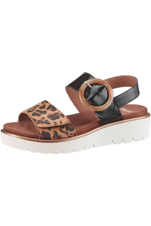 ARA BILBAO Keilsandalette, Keilsandale, Komfortschuh mit Klettverschlüssen, G-Weite