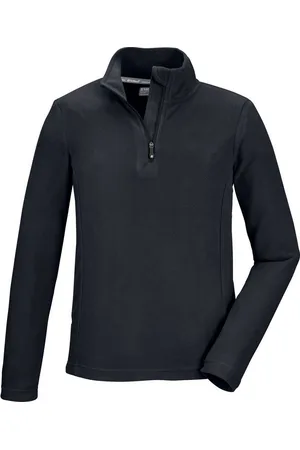 Killtec Fleeceshirt KSW 184 BYS FLC SHRT schwarz blau - Verkäufer: SportTimm