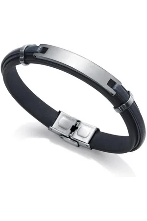Viceroy Armband Stylish men´s bracelet made of smooth blue Magnum leather 75285P01013 - Verkäufer: Parfümerie Wilhelm Haas