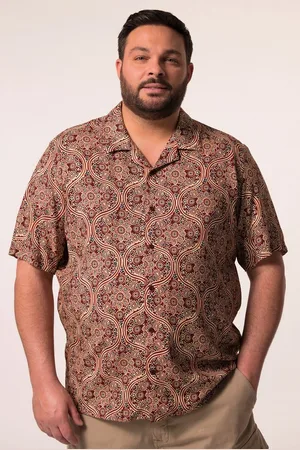 Men Plus Kurzarmhemd Men+ Viskose-Hemd Halbarm Cubakragen Cuba Fit - Verkäufer: Popken Fashion Group