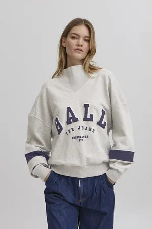 Ball Sweater BAFOSSATI HIGH COLLAR Stylisches Sweatshirt - Verkäufer: meinemarkenmode