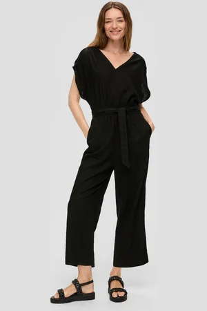 QS by s.Oliver Overall Jumpsuit aus Leinenmix Gummizug - Verkäufer: