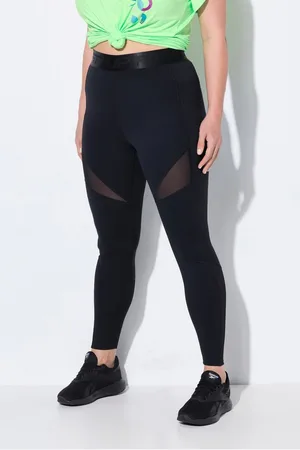Ulla Popken Leggings Sport-Leggings Mesheinsätze schnelltrocknend - Verkäufer: Popken Fashion Group