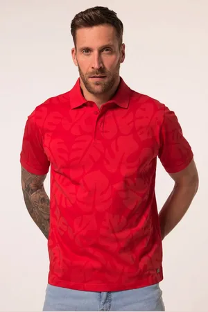 JP 1880 Poloshirt Poloshirt Halbarm Piqué Alloverprint - Verkäufer: Popken Fashion Group