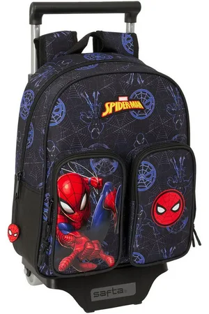 SPIDERMAN Rucksack Kinder Rucksack mit Rädern Spider-Man Attack 27 x 33 x 10 cm - Verkäufer: woolloom