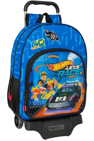 Hot Wheels Rucksack Kinder Rucksack mit Rädern Lets race Blau Schwarz 33 x 42 x - Verkäufer: woolloom