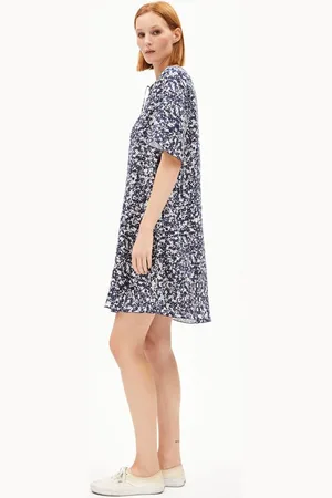 Armedangels Jerseykleid MAAERHA MOSAIC LINO Damen Webkleid aus Leinen-Mix Webkleid aus Leinen-Mix - Verkäufer: