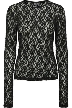 Pieces® Langarmshirt Hazel (1-tlg) Spitze - Verkäufer: Mary & Paul