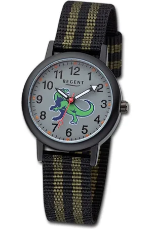 Regent Quarzuhr Textil Kinder Jugend Uhr, (Analoguhr), Kinder, Jugenduhr Textilarmband , rund, klein (ca. 30mm) - Verkäufer: Fit4Style Silberschmuck - IMPPAC