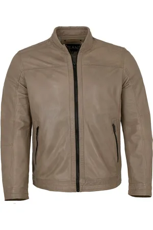 Jilani Lederjacke Ragon-2 - Herren Lederjacke Lammnappa taupe - Verkäufer: Lederjacken24