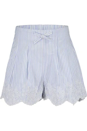 Blue Seven Shorts Mädchen Shorts kurze Hose Lochspitze gestreift (1-tlg) - Verkäufer: nettibeck